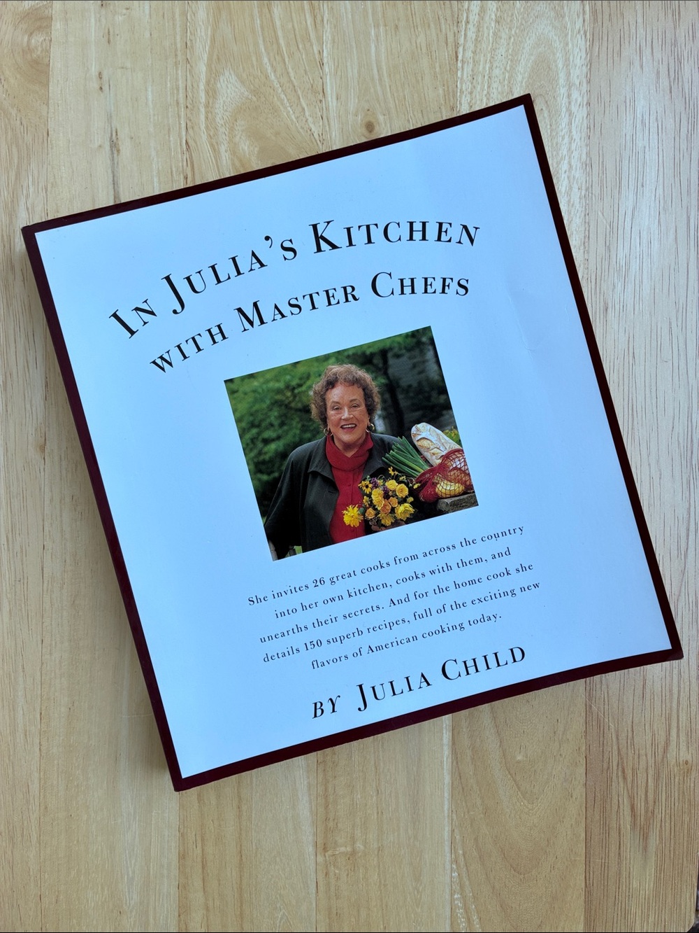 In Julia's Kitchen with Master Chefs  by Julia Child paperback cookbook